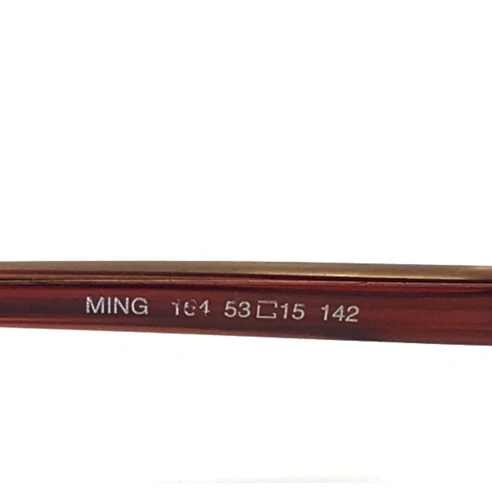 Jean Lafont Eyeglasses Frames MING 164 Brown Red Rectangle Full Rim 53-15-142